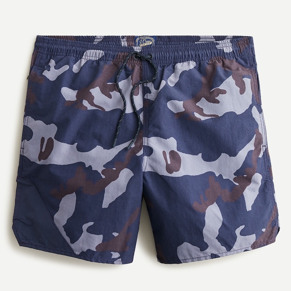 J Crew Dock Shorts Camouflage Print Sz Small